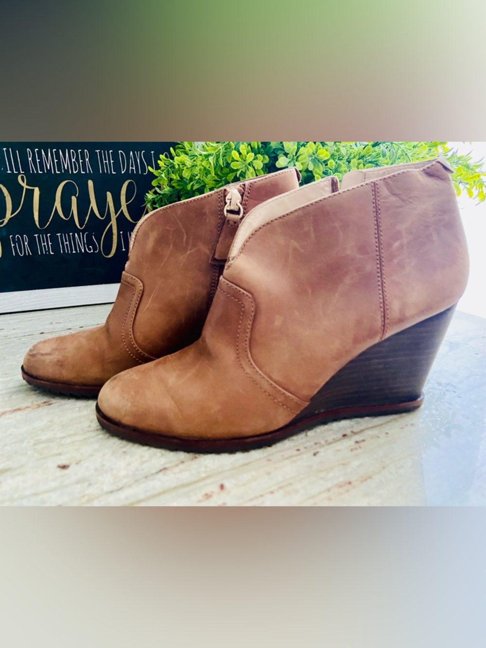 Women’s Tan Ankle Bootie - Stylish Everyday Heel